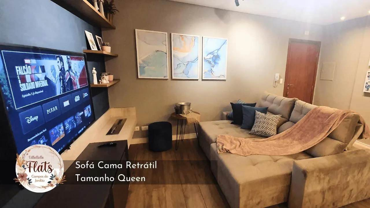 Loft Lindo Com Ar Condic, Wifi, Perto De Capivari Campos do Jordão Apartmán