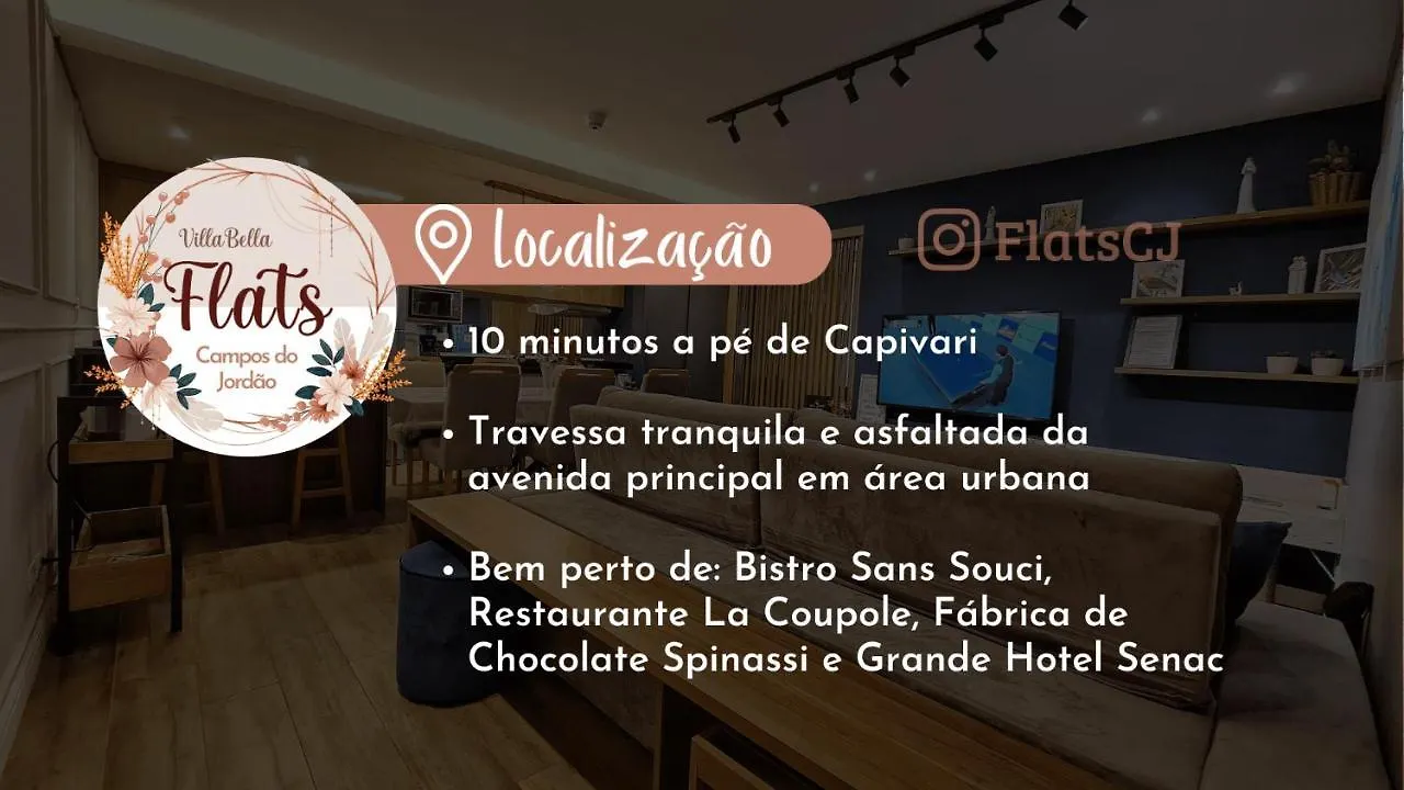 Loft Lindo Com Ar Condic, Wifi, Perto De Capivari Campos do Jordao 0*,
